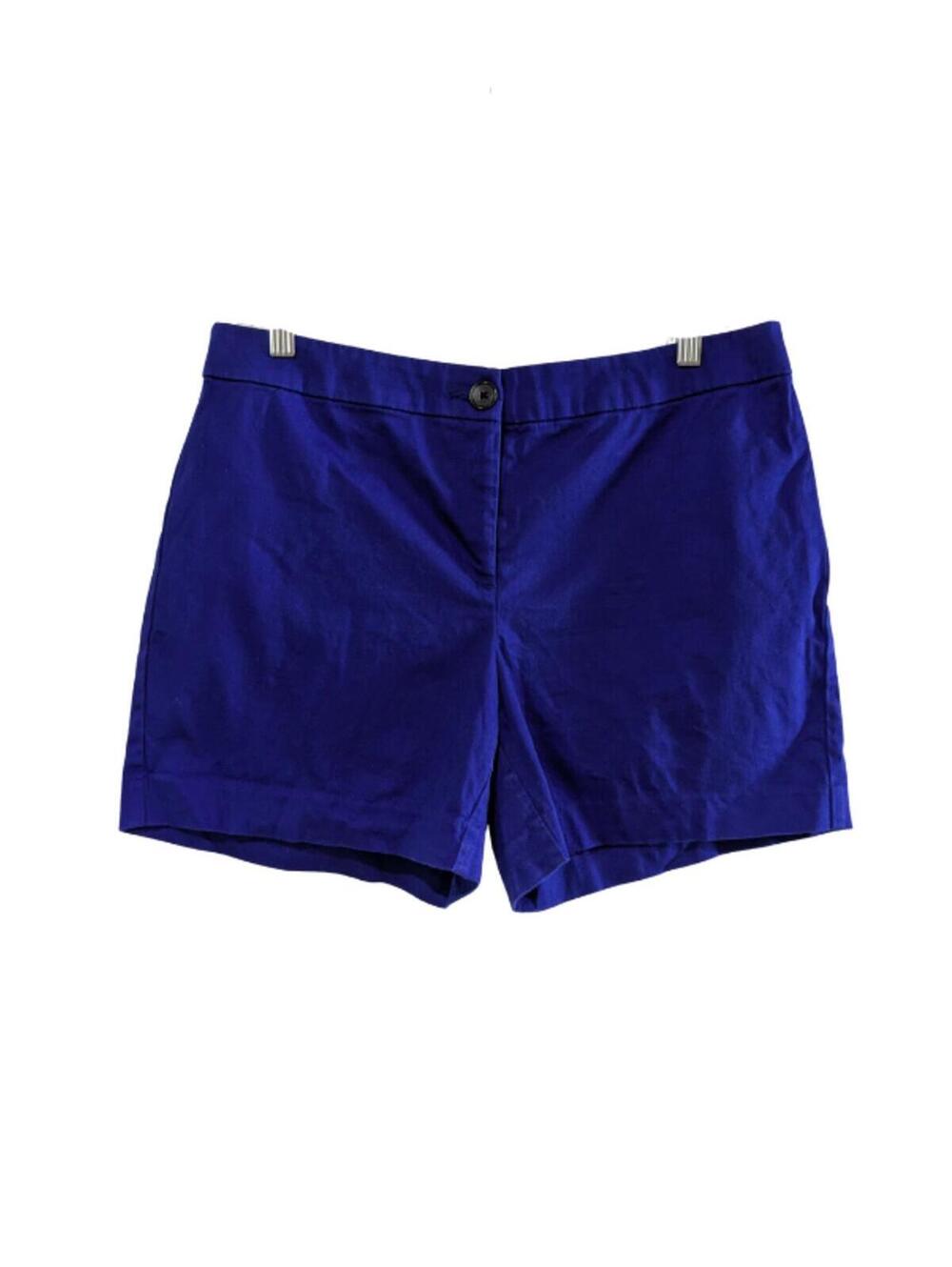 Worthington Women's Modern Fit Classic Chino Shorts, Royal Blue, Size 10